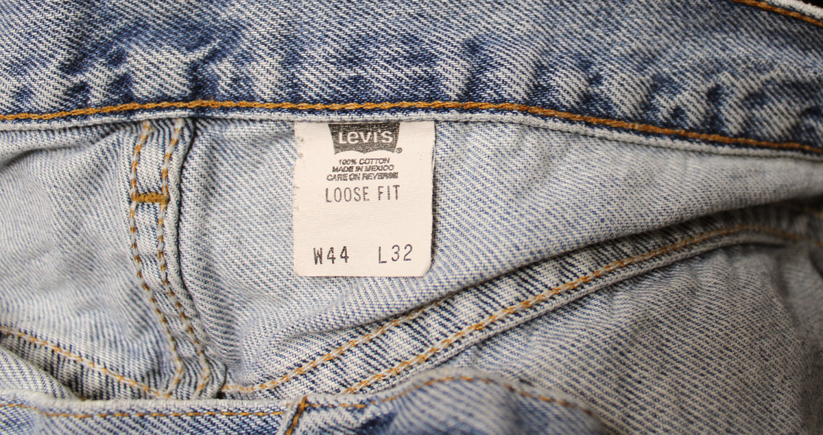 Vintage Levis 545 Denim Jeans Men's high quality Size 60X30 Loose Fit Blue