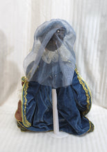 Load image into Gallery viewer, Porcelain Renaissance Doll w/ Elaborate Velvet Dress - 14.5&quot; w/ Stand