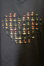 Load image into Gallery viewer, Vintage - Handmade Heart Cutout Design w/ Contrast Backing T-Shirt - Size L