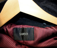 Load image into Gallery viewer, Men&#39;s Sanyo - Angora/Wool/Silk/Cashmere Blend, Dark Gray Subtle Herringbone Coat - Size 3XL TALL