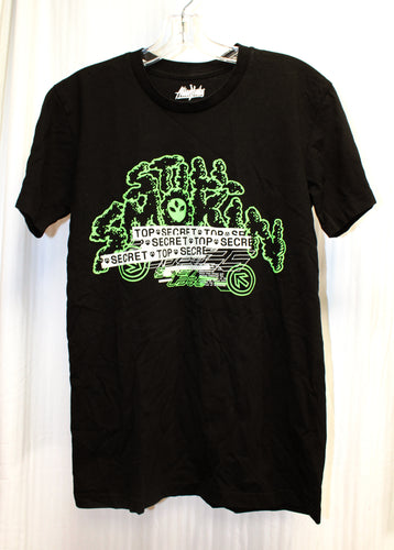 Alien Labs - Still Smokin Top Secret - Black T-Shirt - Size S