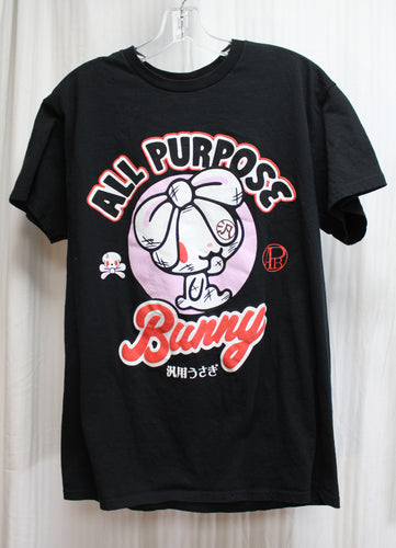 Hanyo Usagi, Gloomy Bear All Purpose Bunny - Black T-Shirt - Size M