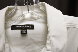 Sharagano - Ivory Utility Dress w/ Gold Hardware - Size 4  (w/ TAG)