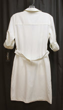 Load image into Gallery viewer, Sharagano - Ivory Utility Dress w/ Gold Hardware - Size 4  (w/ TAG)