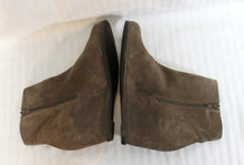 Load image into Gallery viewer, Stewart Weitzman - Taupe Brown Suede Wedge Bootie - Size 9