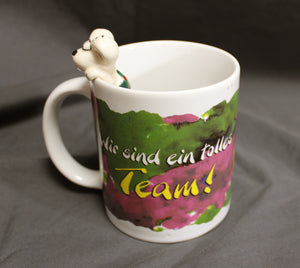 Diddl Mouse (Germany) Wir Sind Ein Tolles Team! "We are a great team" 3D Mouse Cartoon Mug