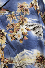 Load image into Gallery viewer, Men&#39;s Hilo Hattie - Blue Palms, Ocean Islands Hawaiian Shirt - Size XL