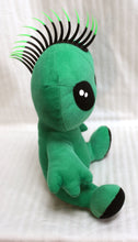 Load image into Gallery viewer, A&amp;A Global - Punk Rock w/ Mohawk Green Alien Plush -13&quot;