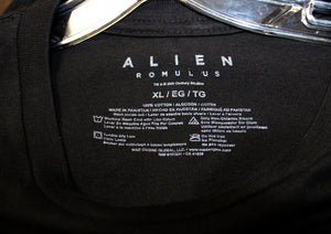 2024 Alien Romulus - Raised Texture "I'm a hugger" 21st Century Studios/ Regal Theaters Limited Edition Promo T-Shirt - Size XL