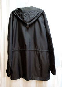 Men's Penguin by Munsingwear - Black Hooded Windbreaker - Size XL (w/ TAGS)