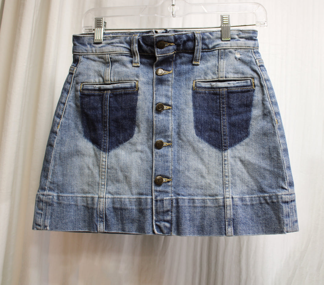 Joe's Jeans - Collectors Edition Button Front Denim Mini Skirt - Size 25