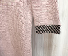Load image into Gallery viewer, Vintage - Ami Knits - Dusty Pink V Neck Pullover Tunic Sweater w/ Faux Cardigan Details - Size 12 (See Measurements)