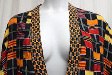 Load image into Gallery viewer, Vintage 80&#39;s/90&#39;s - We Be Bop - 2 Pc Maximalist Print, Light Weight Kimono Duster &amp; Matching Pants - Size 3X (See Measurements)