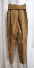 Load image into Gallery viewer, Vintage 90&#39;s - Leather by Wilson&#39;s - Fawn Tan High Waisted Suede Trousers w/ Matching Belt - Size 4 (See Measurements 25&quot; Waist)