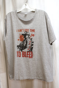 Predator (Movie) - "I Ain't Got Time to Bleed" Heathered Gray T-Shirt - Size XL