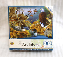 Load image into Gallery viewer, Master Pieces Audubon Linen &quot;Lake Life&quot; 1000 Pc Puzzle 51907