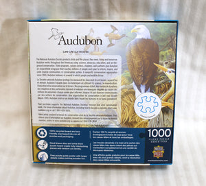 Master Pieces Audubon Linen "Lake Life" 1000 Pc Puzzle 51907