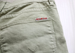 Hudson - Khaki Green "Kass" Cut Off Shorts - Size 4