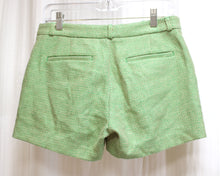 Load image into Gallery viewer, Banana Republic - Linen Blend Green &amp; Natural Check Short&#39;s - Size 2 PETITE