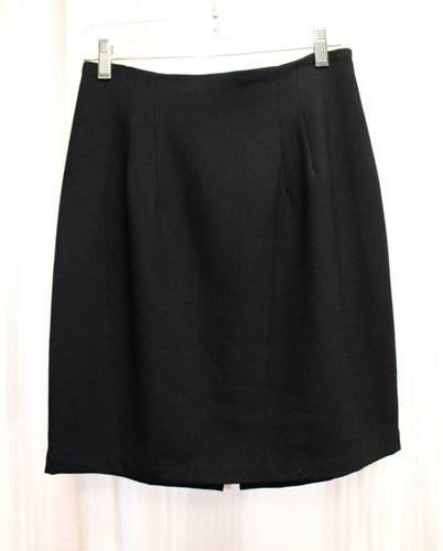 Vintage - Rated R By Biya (Biya Ramar of Johnny Was) Black Pencil Skirt - Size 10 (Vintage Sizing, 26