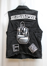 Load image into Gallery viewer, Kill City (Defunct Alternative Clothing Store) - &quot;Kill City Los Angeles Motherf*ckers&quot; Alt/Metal Black Jean Vest - Size S