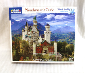 White Mountain - Neuschwanstein Castle - 1000 PC Puzzle 24"x30" #1335, 2022