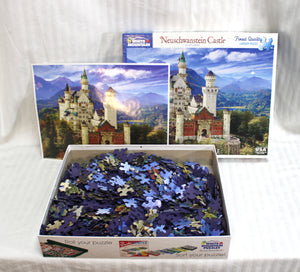 White Mountain - Neuschwanstein Castle - 1000 PC Puzzle 24"x30" #1335, 2022