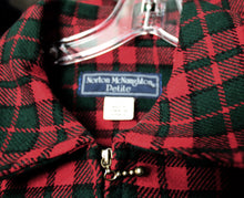 Load image into Gallery viewer, Vintage - Norton McNaughton Petite - Red, Black &amp; Green, Wool Blend Plaid Zip Front Jacket - Size 8 PETITE