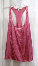 Load image into Gallery viewer, Diane Von Furstenberg - Rose 100% Silk Satin, Racerback Tank - Size 12