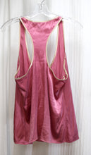 Load image into Gallery viewer, Diane Von Furstenberg - Rose 100% Silk Satin, Racerback Tank - Size 12