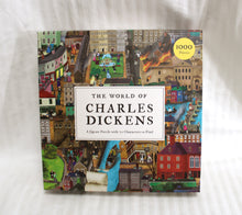 Load image into Gallery viewer, The World of Charles Dickens, A Jigsaw Puzzle with 70 Characters to Find, Laurence King - 1000 PC Puzzle 19&quot;x22&quot;