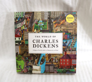 The World of Charles Dickens, A Jigsaw Puzzle with 70 Characters to Find, Laurence King - 1000 PC Puzzle 19"x22"