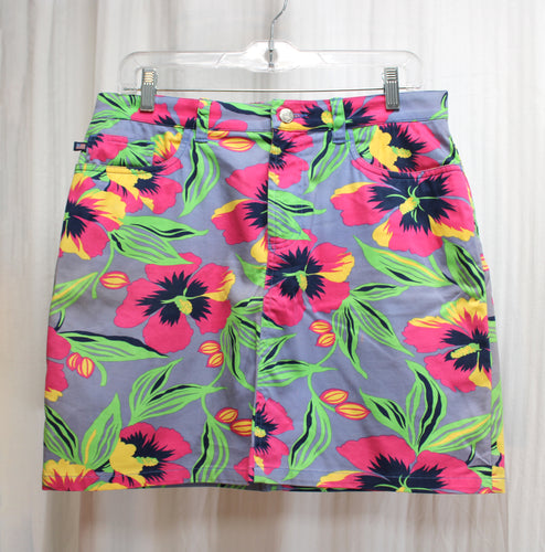 Polo Jeans Co, Ralph Lauren - Tropical Floral Short Skirt - Size 4 (32