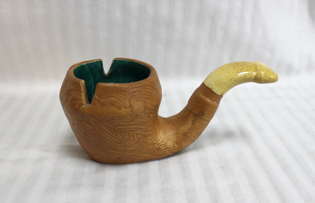 Vintage - Ceramic Pipe Shaped Ash Tray