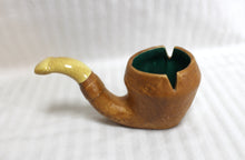 Load image into Gallery viewer, Vintage - Ceramic Pipe Shaped Ash Tray