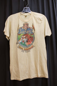 Vintage Late 70's - Six Flags Safari / Great Adventure (New Jersey) Graphic T-Shirt - Size L (Slim Fit) (RARE!)