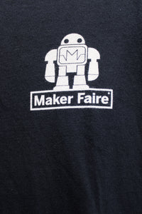 Maker Faire, Maker - Bay Area, Detroit, New York (Digi-Key Sleeve Logo) - Black 2 Sided T-Shirt - Size S