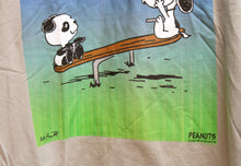 Load image into Gallery viewer, Peanuts Global Artist Collective, Rob Pruitt (Artist) - Snoopy &amp; Panda Seesaw- T-Shirt - Size L