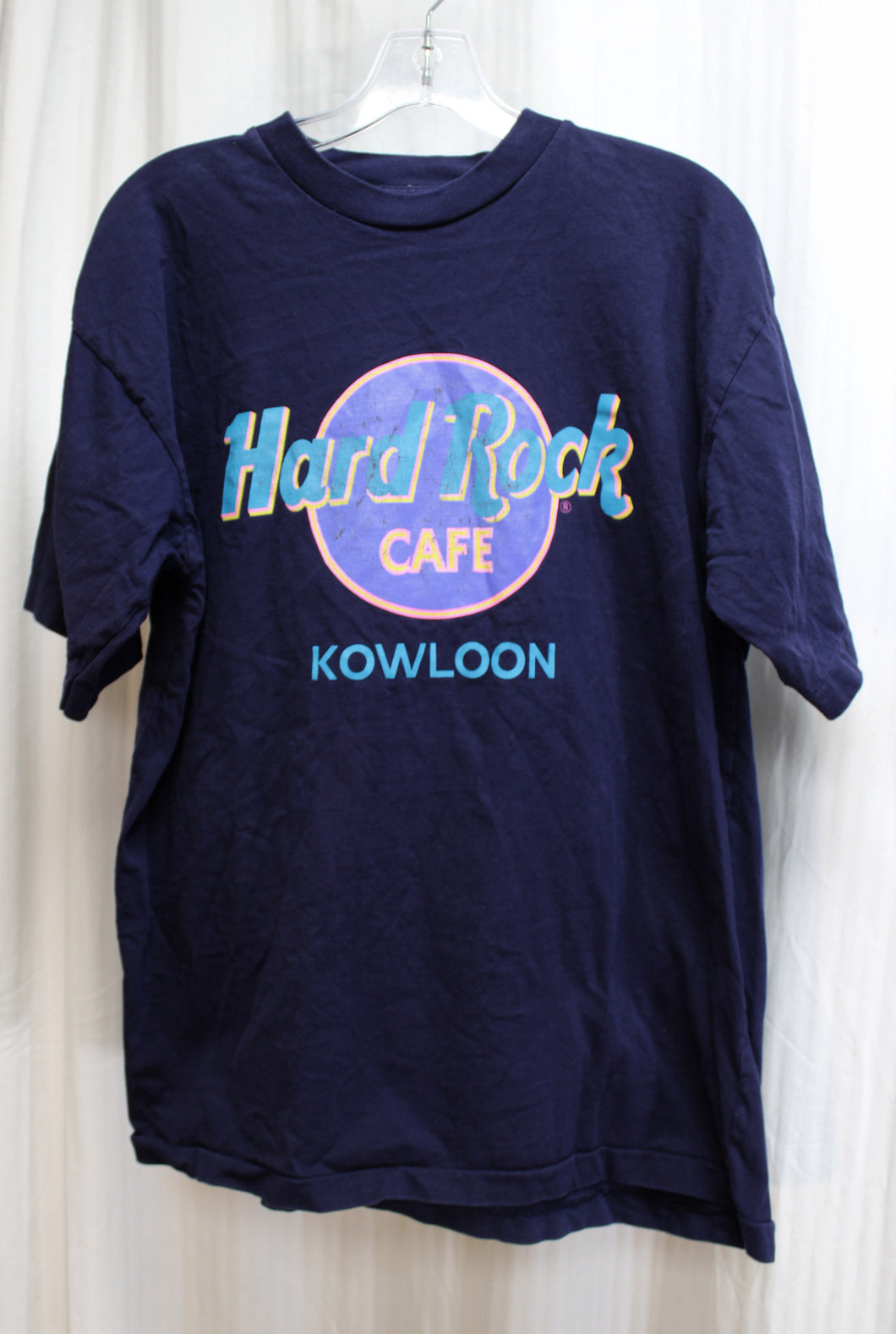 Vintage - Hard Rock Cafe Kowloon (Hong Kong) - Save the Planet 2-SIded T-Shirt - Size L