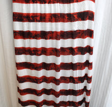 Load image into Gallery viewer, Kensie - Black, Red &amp; White Stripe High/Low T Shirt Dress - Size S