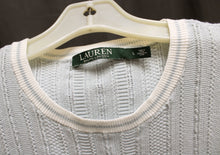 Load image into Gallery viewer, Lauren Ralph Lauren - Light Blue Short Sleeve Light Weight Sweater - Size L