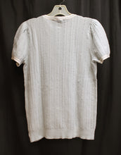 Load image into Gallery viewer, Lauren Ralph Lauren - Light Blue Short Sleeve Light Weight Sweater - Size L