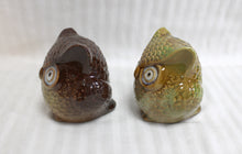 Load image into Gallery viewer, Pair of Vintage Ceramic Glazed Owls