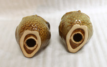 Load image into Gallery viewer, Pair of Vintage Ceramic Glazed Owls