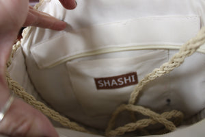 Shashi - Round Woven/Macrame Handbag