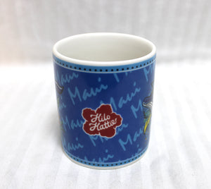 Vintage 2002 - Hilo Hattie, Island Heritage Maui, Whale & Tropical Floral Mug