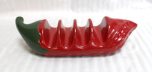 Load image into Gallery viewer, Hand Painted Terra Cotta Chili Pepper Taco Holder Server - 4 Slots