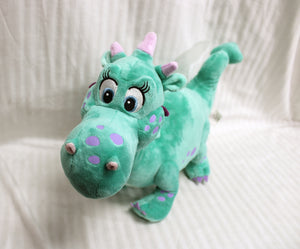 Disney Store - Sophia the First Crackle the Dragon Plush Toy - 11"h x16" Length