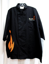 Load image into Gallery viewer, Happy Chef - Burgr Gordon Ramsay - Black Short Sleeve Chef Jacket - Size 2XL