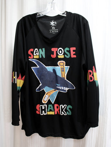 San Jose Sharks - Black History Month BHM Stadium Giveaway Jersey - Size M